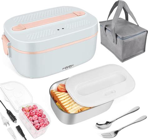 cts zoom electric lunch box|CTSZOOM Electric Lunch Box 80W Fastest Food Heater 1.8L, 5 .